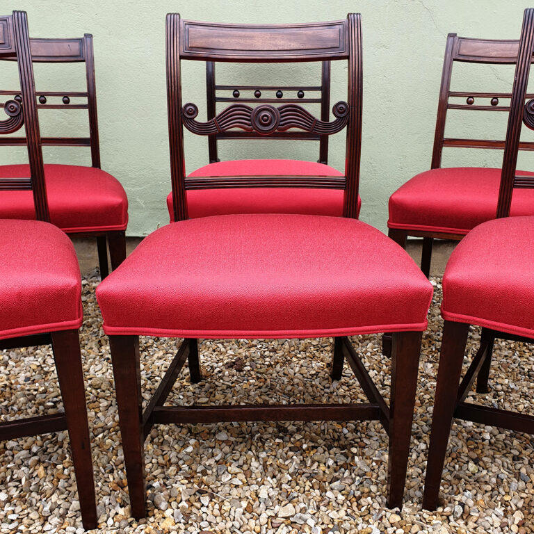 A set of Mahogany dining chairs