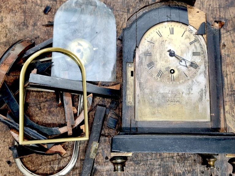 Antique clock restoration