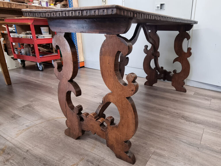 Antique table restoration